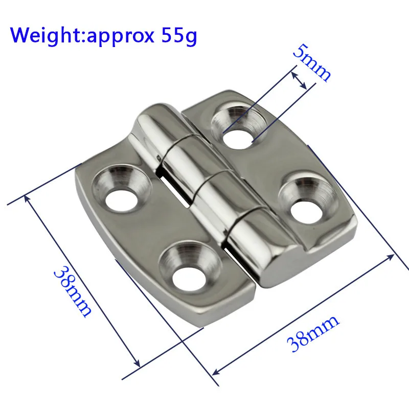38x38 мм Лодка квадратная рифленая полоска универсальный шарнир 316 нержавеющая сталь Высокое Зеркало кабина дверной замок ремень петля лодка