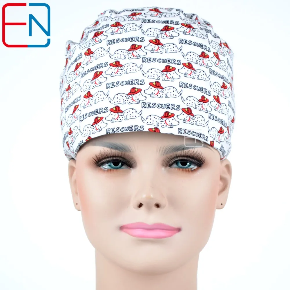 long hair surgical caps with sweatband doctors and nurses tribute silk