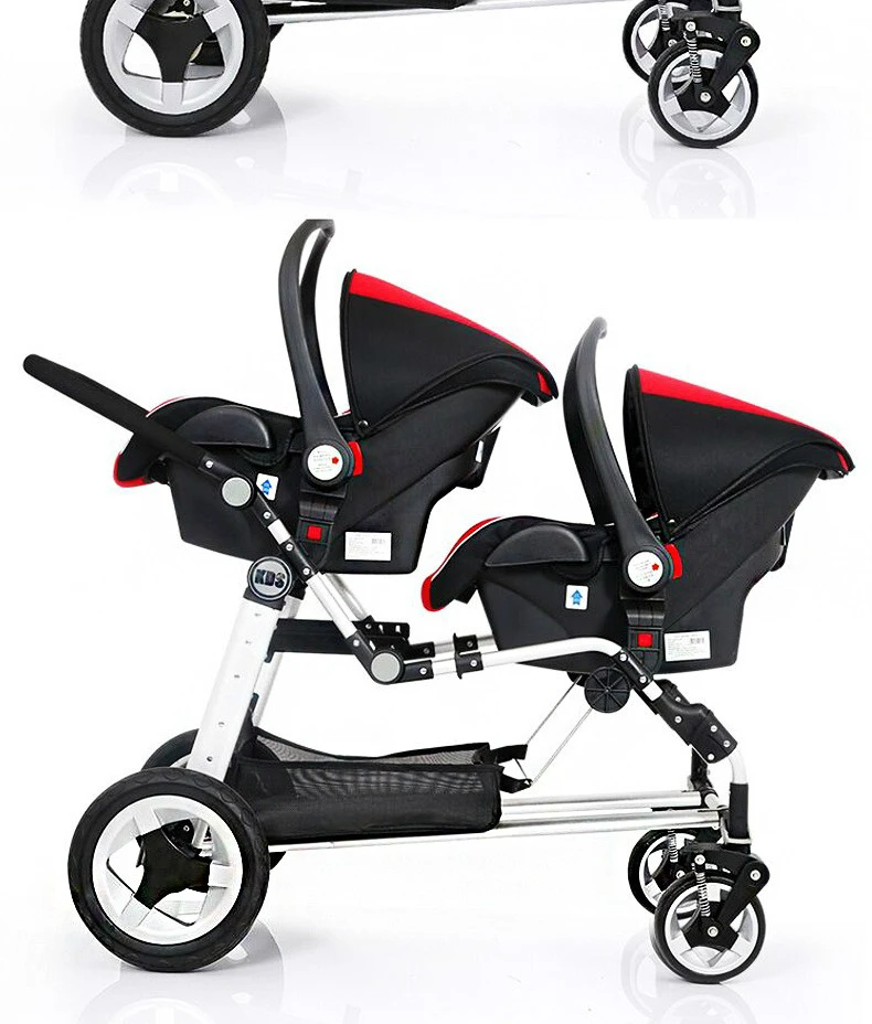 Super Shock Absorbing Twins Baby Stroller Newborn Carry Cot Pram Practical Twin  Baby Stroller Double Car Seats Carriage|carriage baby strollers|carriage  strollercarriage baby - AliExpress