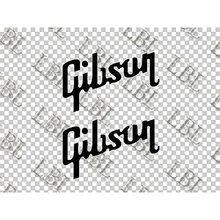 2 шт. наклейки для гитары головной убор Гибсон виниловая наклейка Les Paul 17,5 см