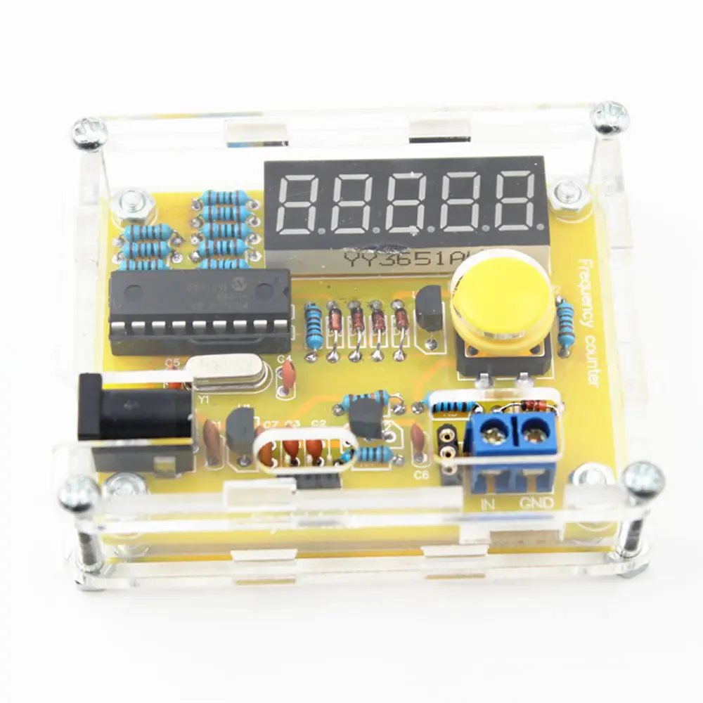 

1Hz-50MHz Crystal Oscillator Frequency Tester Module Counter Meter With Case