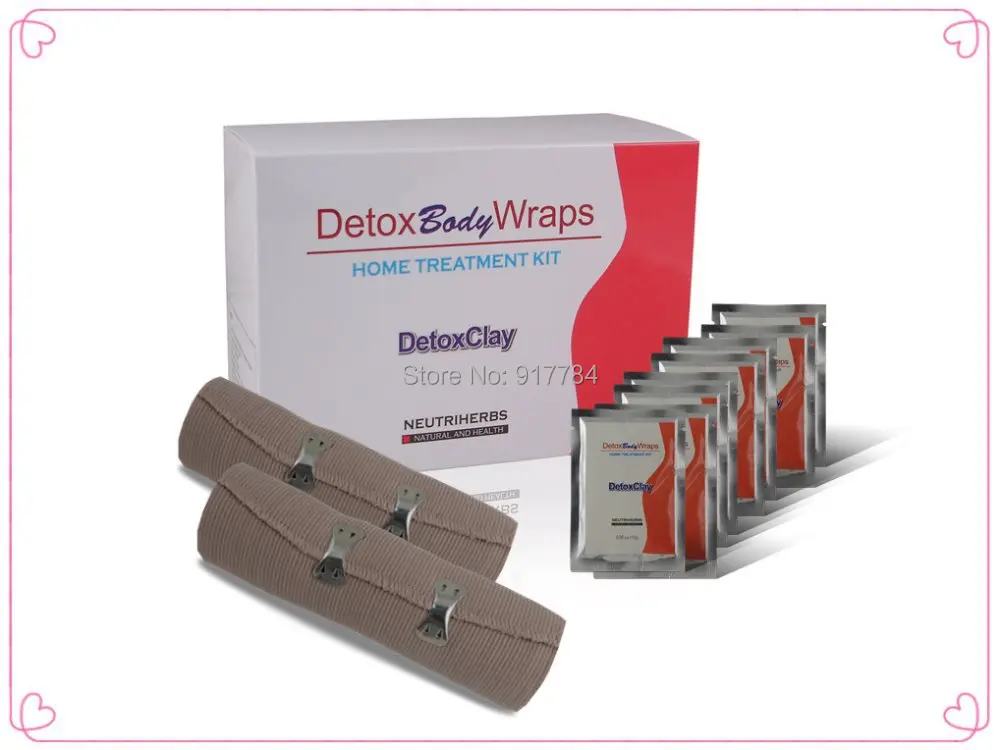 

Neutriherbs Detox Clay Body Slimming Wrap for Cellulit and Shaping 2box/pack Free Shipping