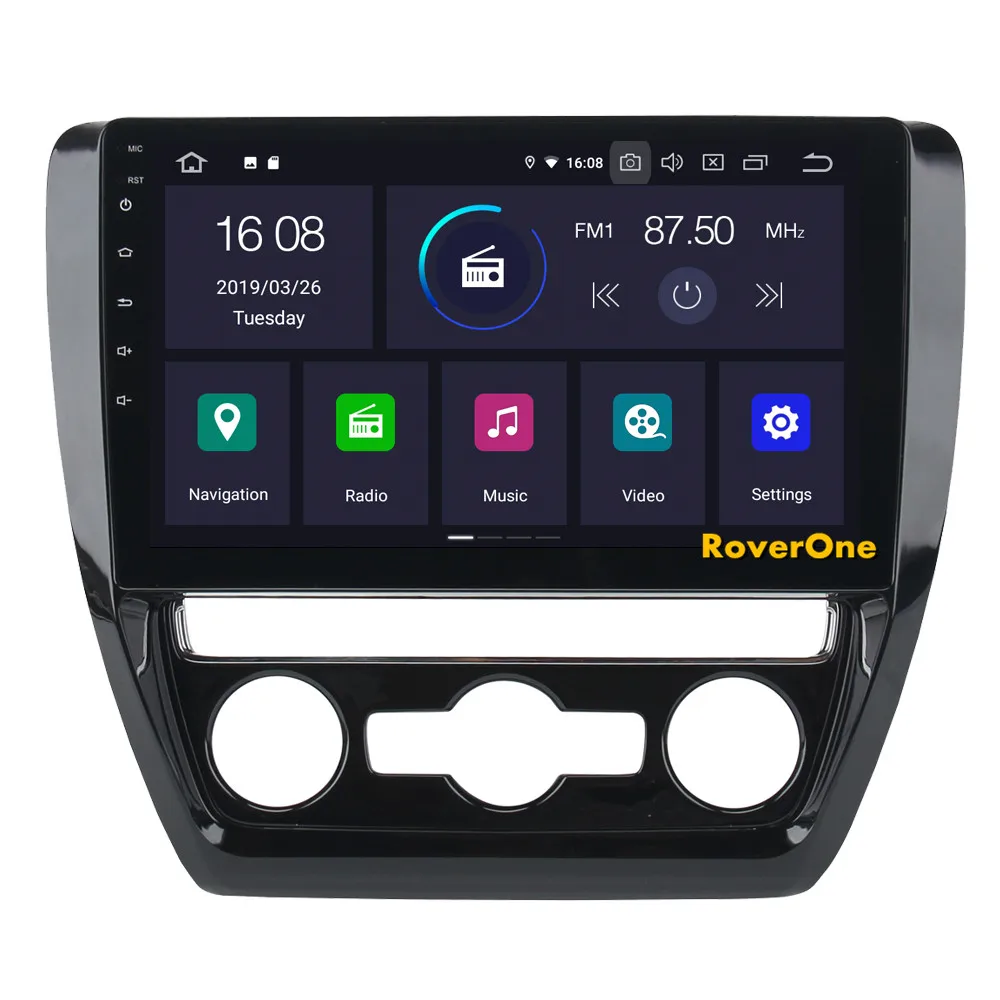 Excellent For VW for Volkswage Jetta Android 9.0 Quad Core Autoradio Car Radio Stereo GPS Navigation Sat Navi Multimedia Player 6