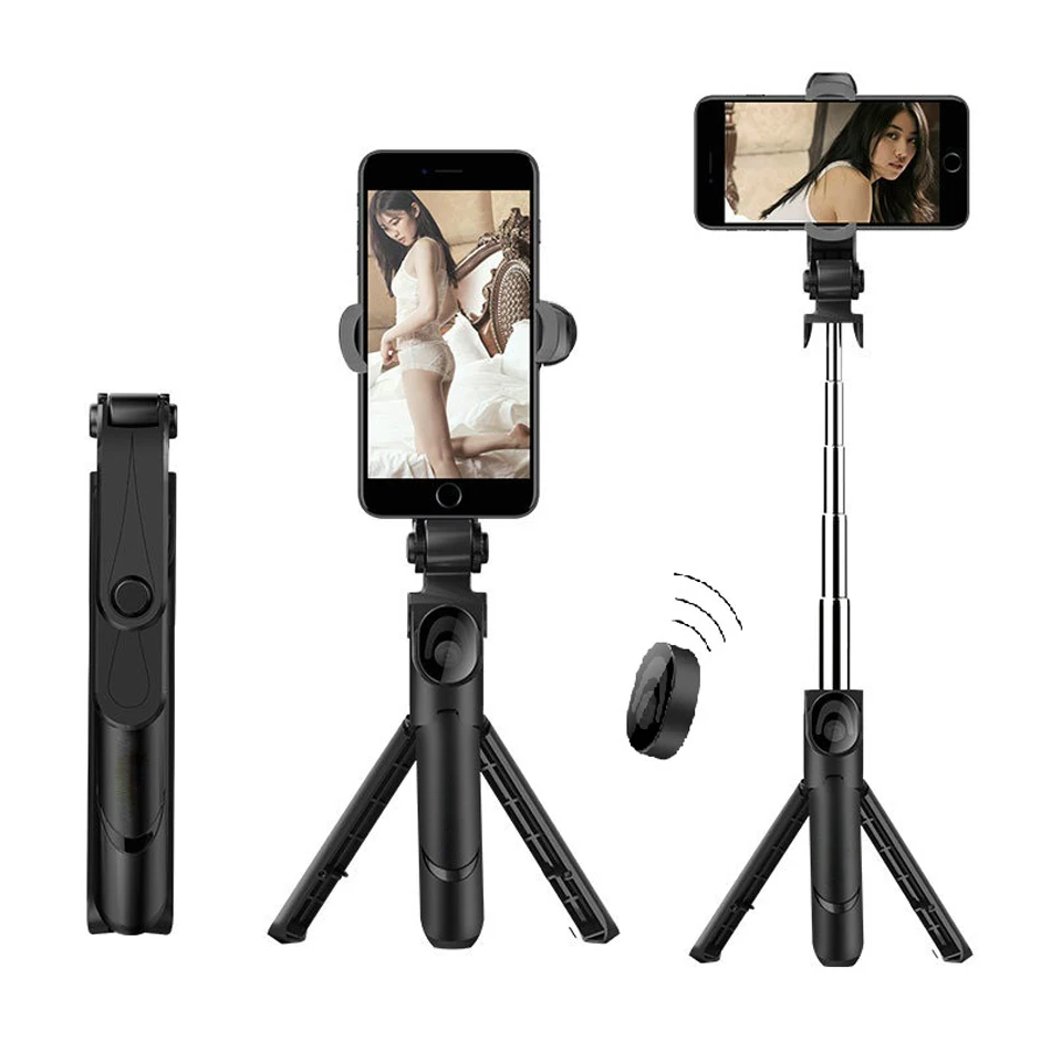 Bluetooth Selfie Stick Tripod Portable Wireless Control Monopod Handheld Selfie Stick For iPhone 11 7 Samsung Xiaomi Selfiestick