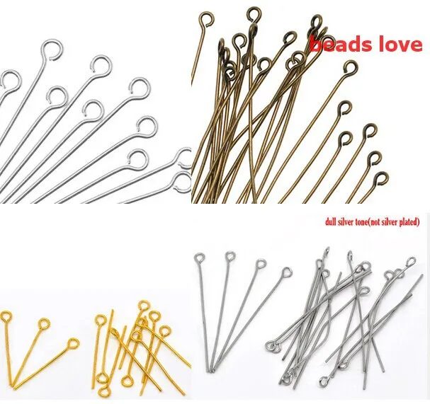 

(200Pcs/lot )40mm Pick 4 Color Eye Pins/pins Findings DIY Jewelry Findings(w02953)Free Shipping!