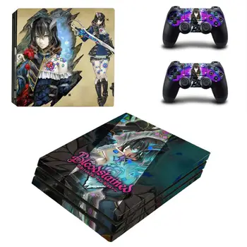 

Bloodstained Ritual of the Night PS4 Pro Skin Sticker For Sony PlayStation 4 Console and Controllers PS4 Pro Skin Stickers Decal