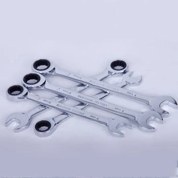 

12pcs 8 -19mm Ratchet Spanner Combination Wrench Auto Repair Tool A Set Of Keys Ratchet Ratchet Handle Chrome Vanadiu