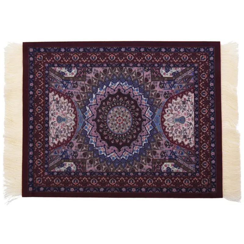 Волшебная персидская мышь подкладка для коврика богемский ковер фиолетовая Корона коврик для мыши Настольный коврик