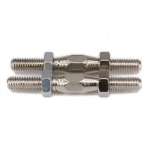 Silver Tie Rod Pull Push Rod M4 38 5mm M3 26 5mm 45 Steel For RC