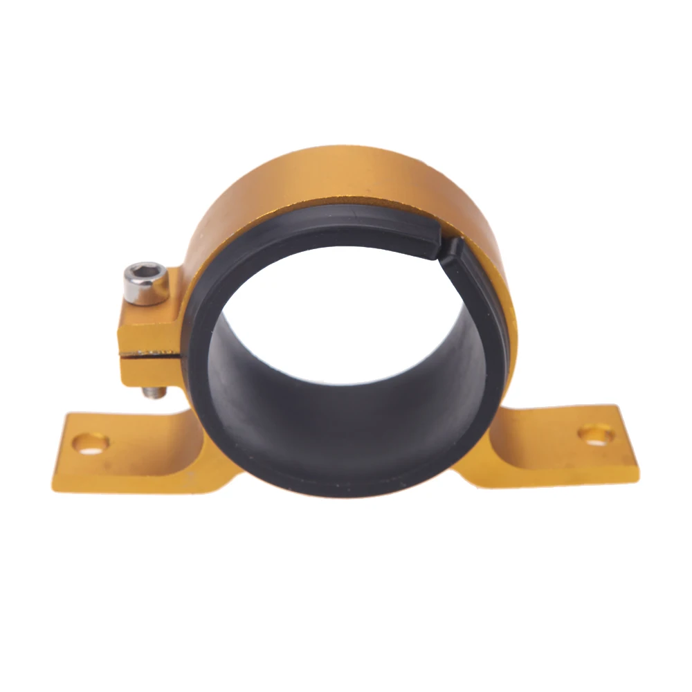 58 60mm ID Fuel Pump Mounting Bracket Single Filter Clamp Cradle Gold