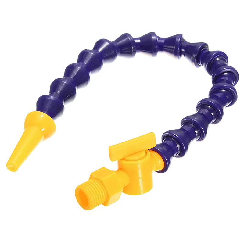 

Durable 1/4 inch Round Nozzle Plastic Flexible Water Oil Coolant Pipe Hose CNC & Switch Water Oil Coolant Pipe Hose Round Nozzle