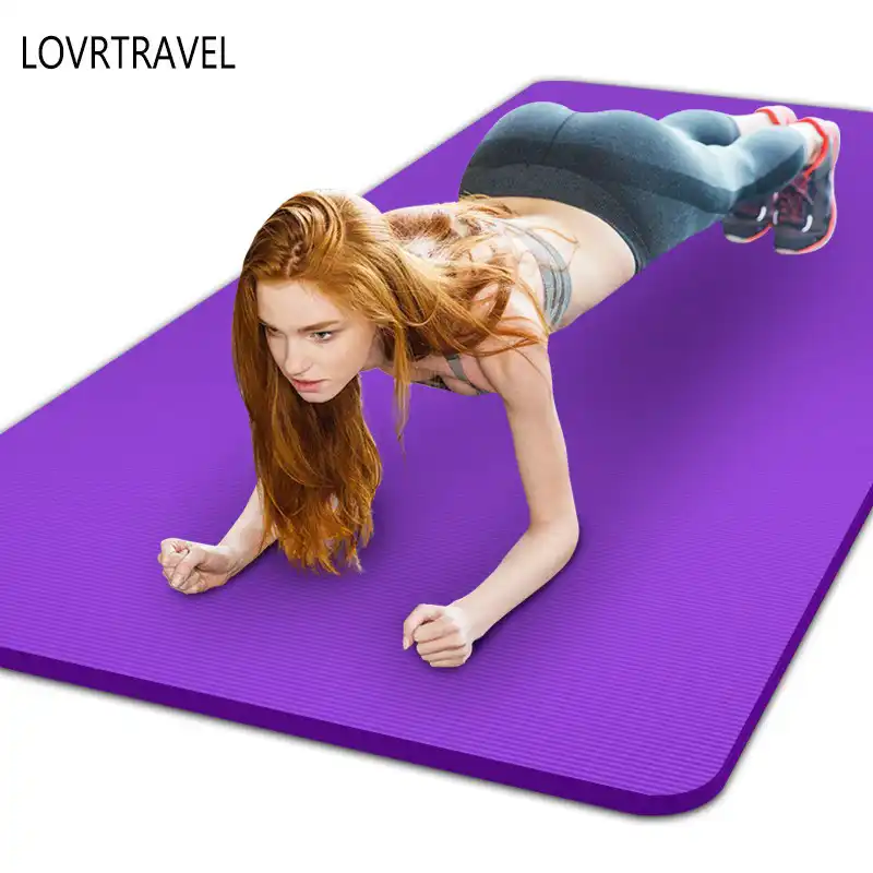 PowerLife 10mm Thick Yoga MatHigh Density Non-Slip Exercise Mat for Yoga and Pilates for Men and Women