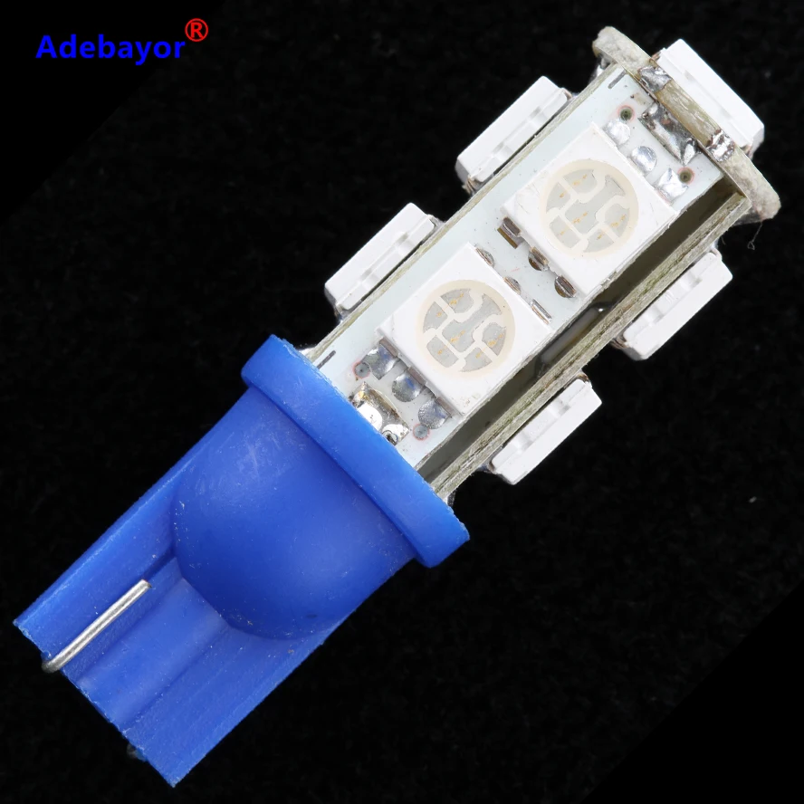 300 X DC12V T10 194 W5W 9 SMD светодиодный 5050 LED белая приборная лампа габаритный фонарь