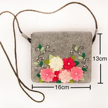 Новая свободная срезанная дамская сумочка Sakura сумка через плечо войлочная сумка материал для упаковки своими руками ручная работа шитье самостоятельно