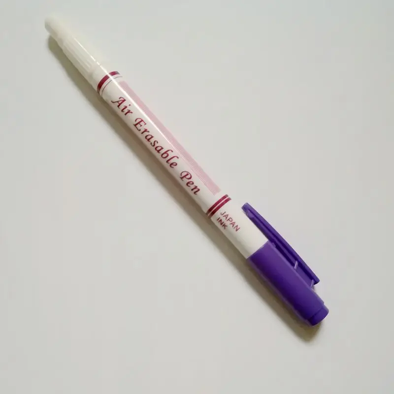 JHG Two Side Erasable Pen Water Soluble Marker Pen For Fabric Paint Invisilbe Ink Pen Replace Tailor's Chalk Marker Stitch Pen1