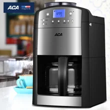 1000 Вт мощная домашняя полностью автоматическая кофейная американская кофемашина, функция помола зерен, термоизоляционная кофеварка