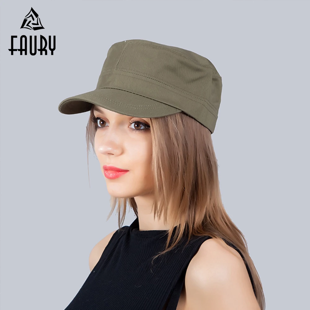 

2019 Summer Fashion Solid Color Hat Men Women Cotton Flat Baseball Cap Adjustable Hip Hop Trucker Hat Gorras Para Hombre