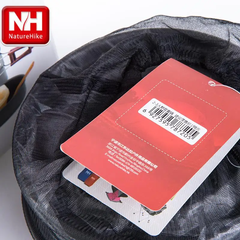 Naturehike 4 en 1 vajilla al aire libre Camping senderismo utensilios de cocina conjunto de Picnic para 2-3 personas NH15T203-G