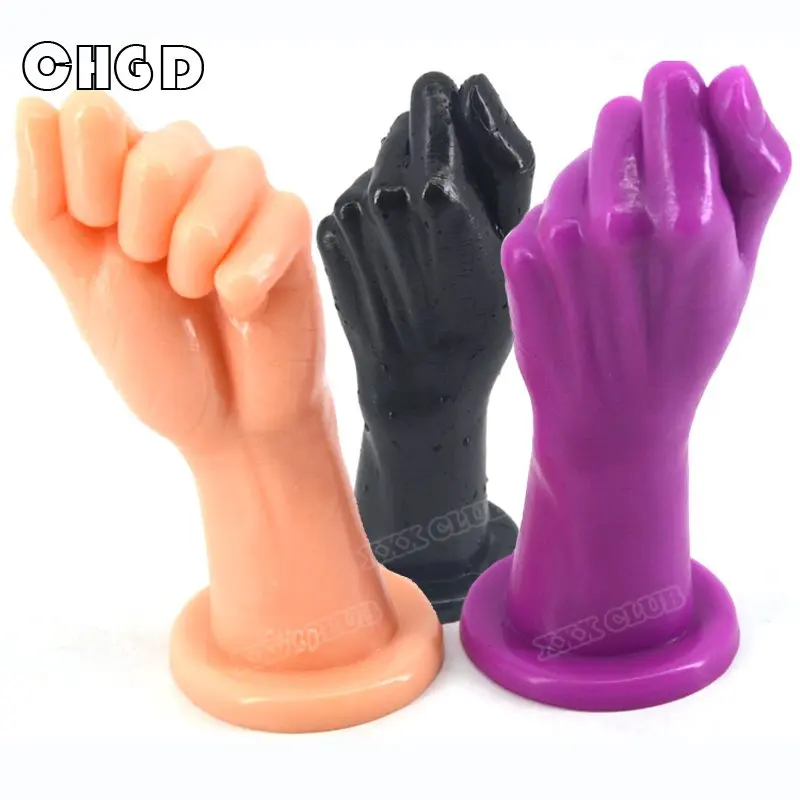 CHGD 25*9cm Sex Product Fist Dildo Extreme Huge Dildo,Realistic Fist Sex Toy Big Hand, Fisting Sex Toy Penis for Women anal toy