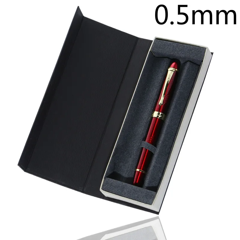 JINHAO X450 авторучка высокого класса бизнес-подпись в офисе чернильная ручка 0,5 мм 1,0 мм перо из иридия модная Роскошная подарочная упаковка - Цвет: F