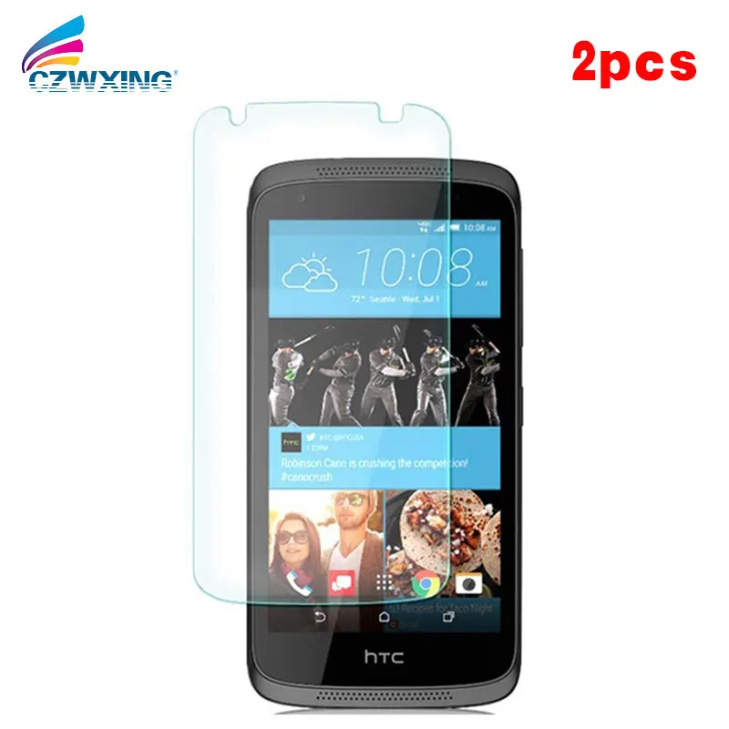 

2pcs For Tempered Glass HTC Desire 526G Screen Protector For HTC Desire 526G Glass Protective Film For HTC 526 326 326G
