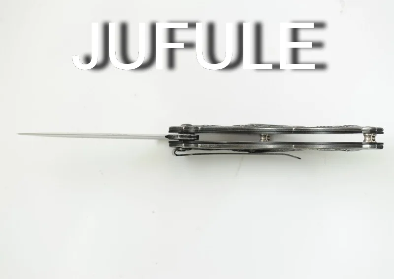 JUFULE,, Крестоносец 9Cr18MoV, складной, для кемпинга, охоты, карманный, для выживания, EDC, инструмент, тактический, для улицы, Флиппер, кухонный нож