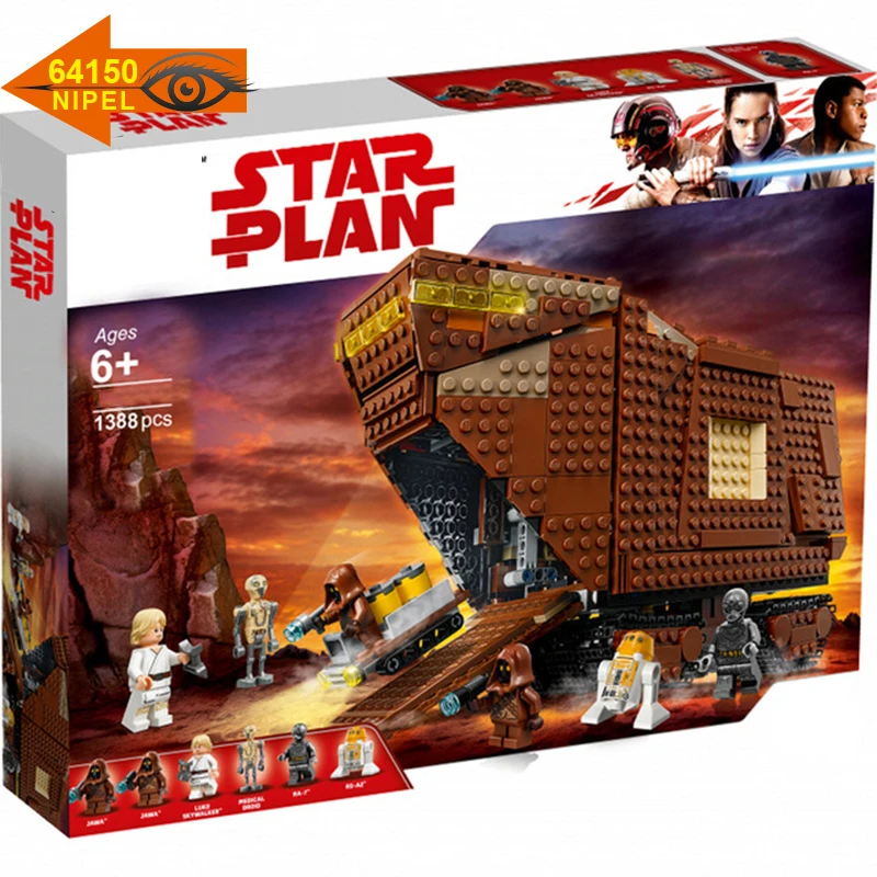 

LEPINGL The Sandcrawler Compatible Legoingly StarWars 75220 playmobil star wars Model Building Blocks Bricks Kids Toys 05146