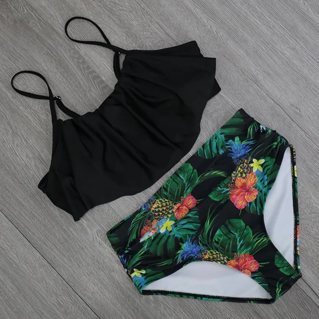 2018 Bikinis kobiety stroje kąpielowe Wysoka talia strój kąpielowy Halter sexy bikini zestaw retro kąpielówki plus rozmiar stroje kąpielowe XXL tanie i dobre opinie Bikinis Set TL299 Patchwork Floral Solid sporlike Acetate Polyester Spandex Cotton Wire Free Women Female Girl Lady S M L XL XXL 2018 Bikinis kobiety stroje kąpielowe Wysoka talia strój kąpielowy Halter sexy bikini zestaw retro kąpielówki plus rozmiar stroje kąpielowe XXL tanie i dobre opinie Bikinis Set TL299 Patchwork Floral Solid sporlike Acetate Polyester Spandex Cotton Wire Free Women Female Girl Lady S M L XL XXL