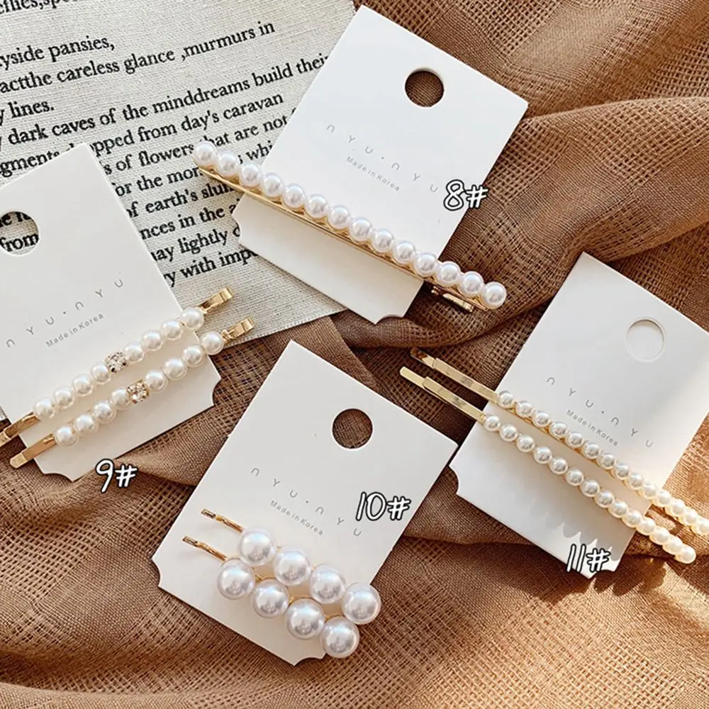 

1 pc Pearl Metal Hair Clips Women Hairpin Girls Hairpins Barrette Bobby Pin Hairgrip Hair Accessories Dropship New Arrival