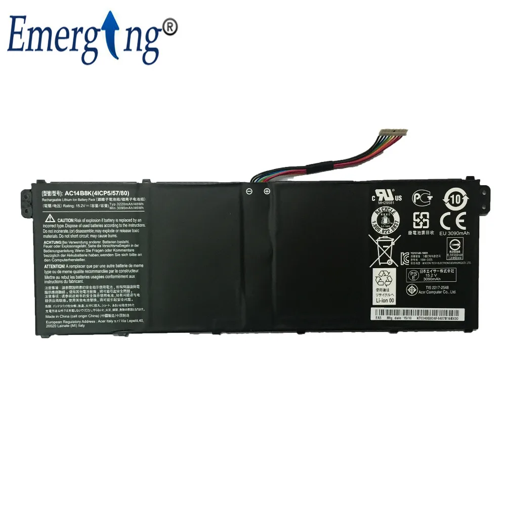 Аккумулятор для ноутбука Acer Aspire V3 новый оригинальный аккумулятор 15 2 в 46wh 48wh 371
