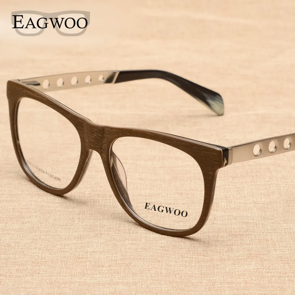 Мужская оправа для очков винтажная по рецепту из сплава и ацетата 9020|fashion spectacles|eyeglasses frames menfashion optical |