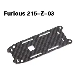 Walkera Furious 215 запчасти 215-Z-03 Крепежная пластина для аккумулятора из углеродного волокна плата для Furious 215 гоночный Дрон Квадрокоптер F20729