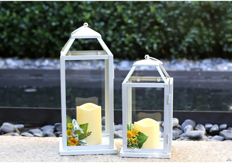 Wall Candle Holders Decoration Maison Christmas Candlestick Moroccan Décor Centre De Table Mariage Lantern Candle Crystal Candle (22)