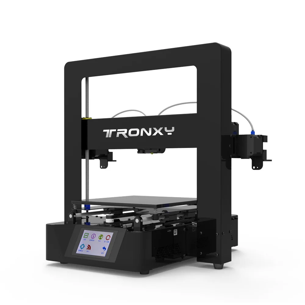 Tronxy X6-2E, простая сборка, 3d принтер, сделай сам, комплект с сенсорным экраном, размер здания 220*220*210 мм, 3D-принтер для повторной печати