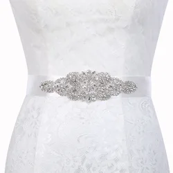 In Stock Women 2018 Beading Wedding Belts for Dresses Ribbon Sashes