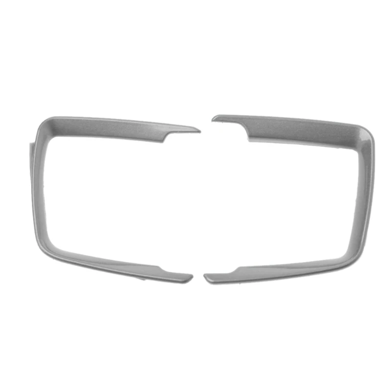 2Pcs ABS Chrome Headlight Switch Car Styling Frame Trim Adjustment Circle Sticker For BMW F30 F31 F32 F34 3 4 Series 320 328