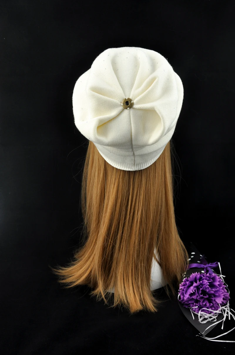 Вязаная шапка из натурального меха енота с помпонами, Женская шерстяная вязаная шапка, зимняя шапка, женская шапка с меховым помпоном