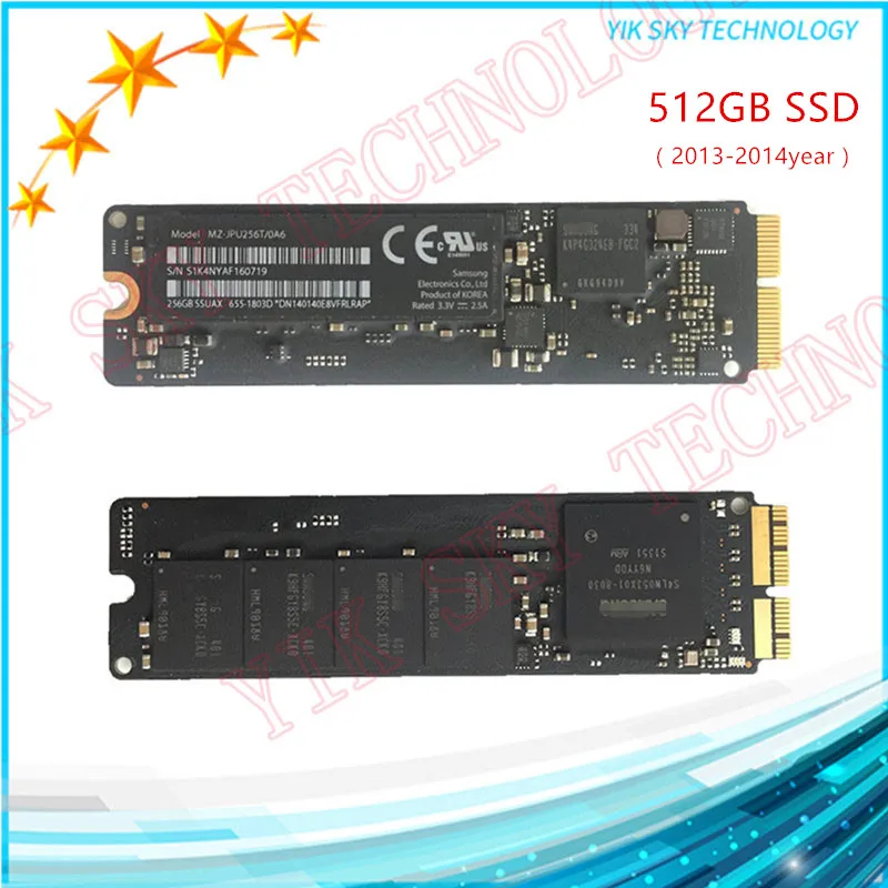

Original 64GB 128G 256G Solid State Drives for MB Air 13'' 11'' A1465 A1466 64GB 128G 256G SSD (2012)