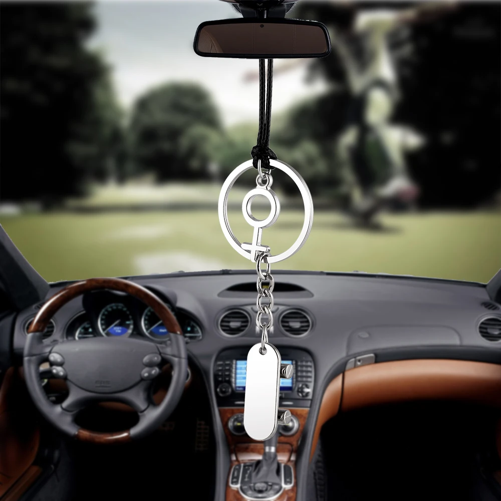 

Car Pendant DIY Rearview Mirror Decoration Skate Chute board Hanging Ornaments Automobiles Interior Accessories Car Decor Gift