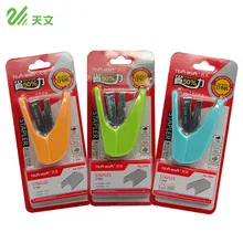 Кавайный конфетный цвет бумажный набор степлеров со скобами Связыватель инструменты милые канцелярские принадлежности для DIY скрапбукинга офисные школьные принадлежности