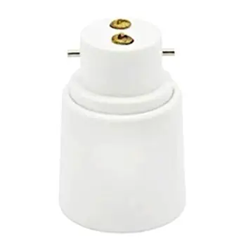 

B22 To E27 Lamp Adaptor Connector Light Base Screw Light Bulb Socket Flame Retardant Bakelite Durable Safe Non Electric leakage