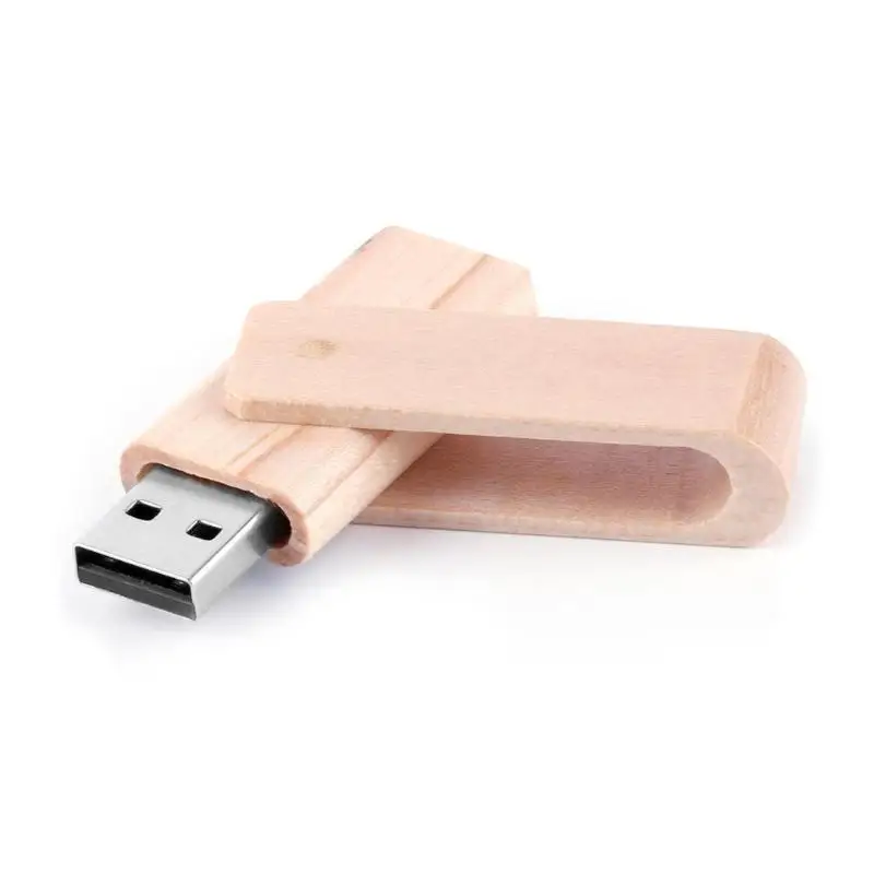 Повернуть USB3.0 Flash Drive 32/64 GB флэш-накопитель и диск деревянная флеш-карта