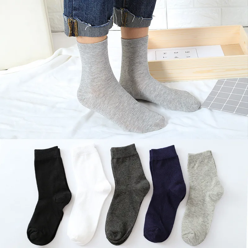1 пара мужские неэластичные 100% носки из чистого хлопка удобные мягкие носки диабетик W628