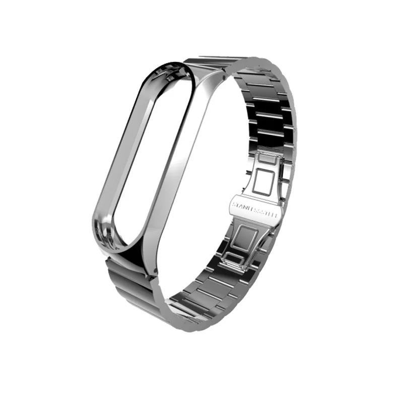 Для xiaomi Band 4 или 3 Смарт-браслет металлический ремешок часы браслет ремешок сменный ремешок xiomi xiaomi ремешок xaomi - Цвет: M