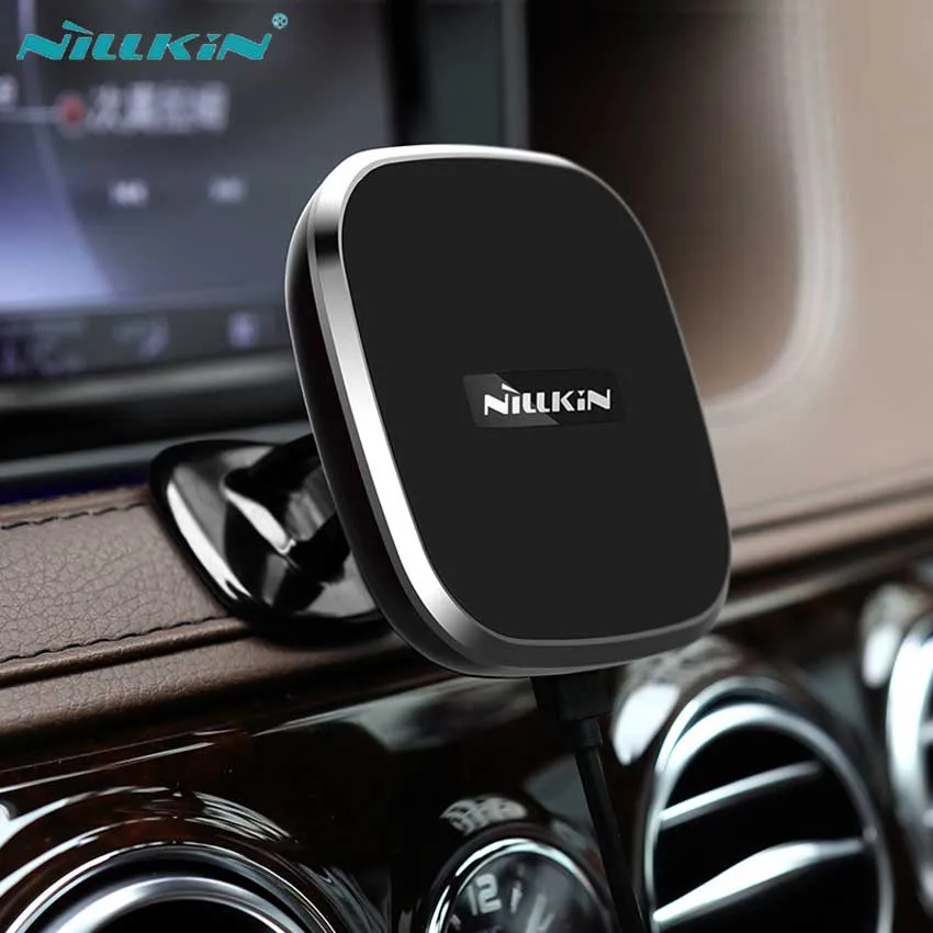 NILLKIN Car QI Беспроводной зарядки для Samsung S9 S8 плюс Примечание 8 S7 Магнитная Air Vent Pad Iphone
