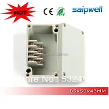 high quality IP66 abs terminal block box with 4 terminals (wahterproof box series)