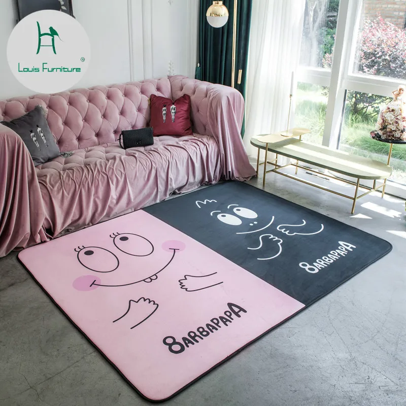 

Louis Fashion Crawling Pad Nordic Living Room Carpet Door Bedroom Bedside Lovely Home Simple Modern