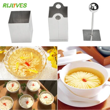 

RLJLIVES 1 Set Stainless Steel Creative Stainless Steel Tofu Press Kitchen Tofu Maker Press Mold Kit DIY Tofu Cutter Gadgets