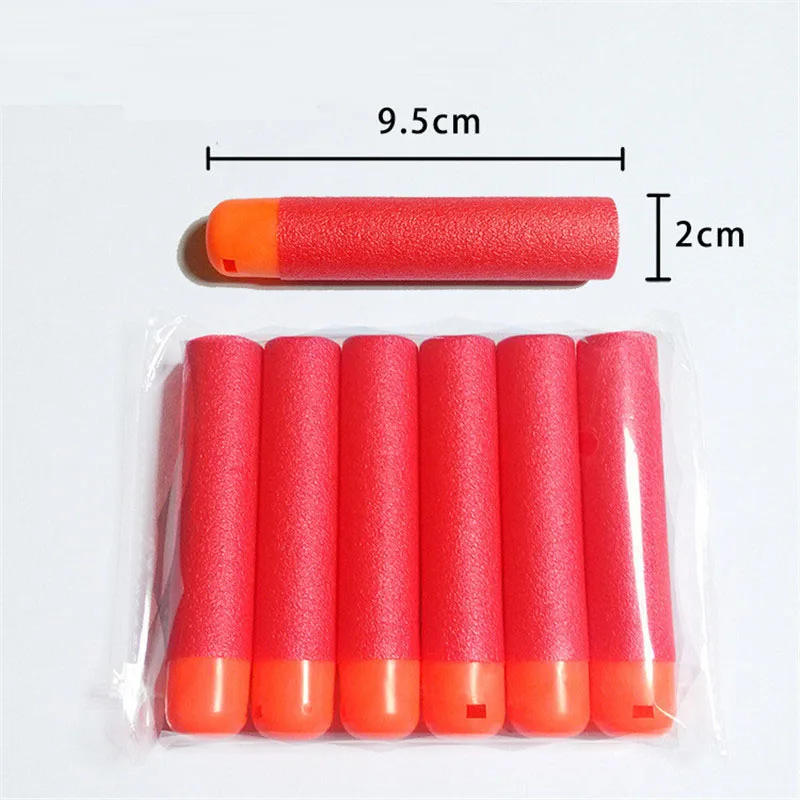 6 Pcs Soft Bullet Toy Gun Refill Whistler Darts Sniper Bullet Blaster Mega Centurion Darts Ball