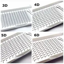 Цена 2D/3D/4D/5D/6D русскоязычное объемное наращивание ресниц с коротким стержнем предварительно изготовленные веера ресницы индивидуальные наращивания